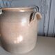 Old grey sandstone pot