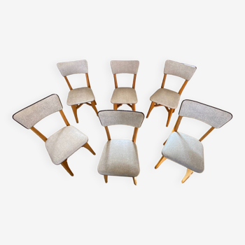 6 50s chairs