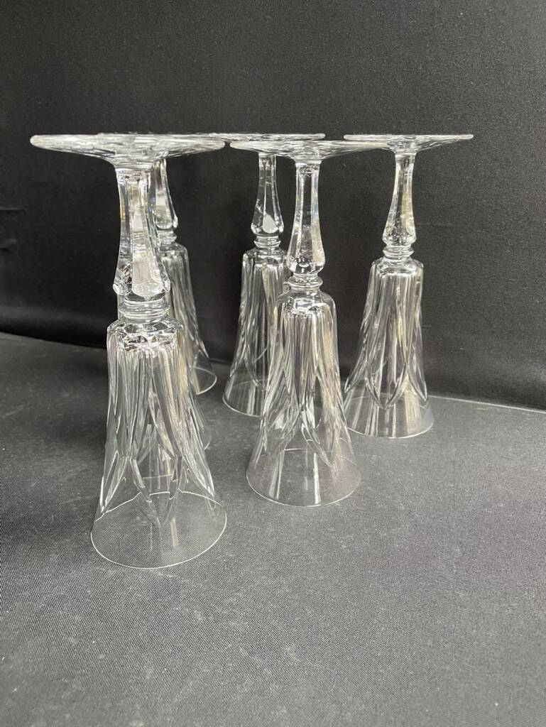 6 Saint Louis champagne flutes Camargue service