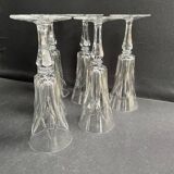 6 Flûtes à champagne Saint Louis service Camargue