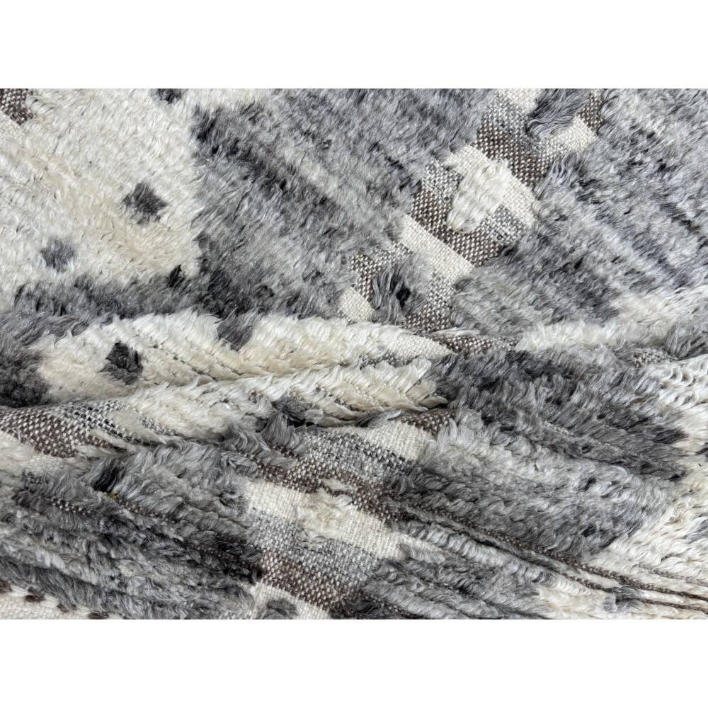 Modern Moroccan style Handmade Rug. 100% Natural Wool. Custom Options Available