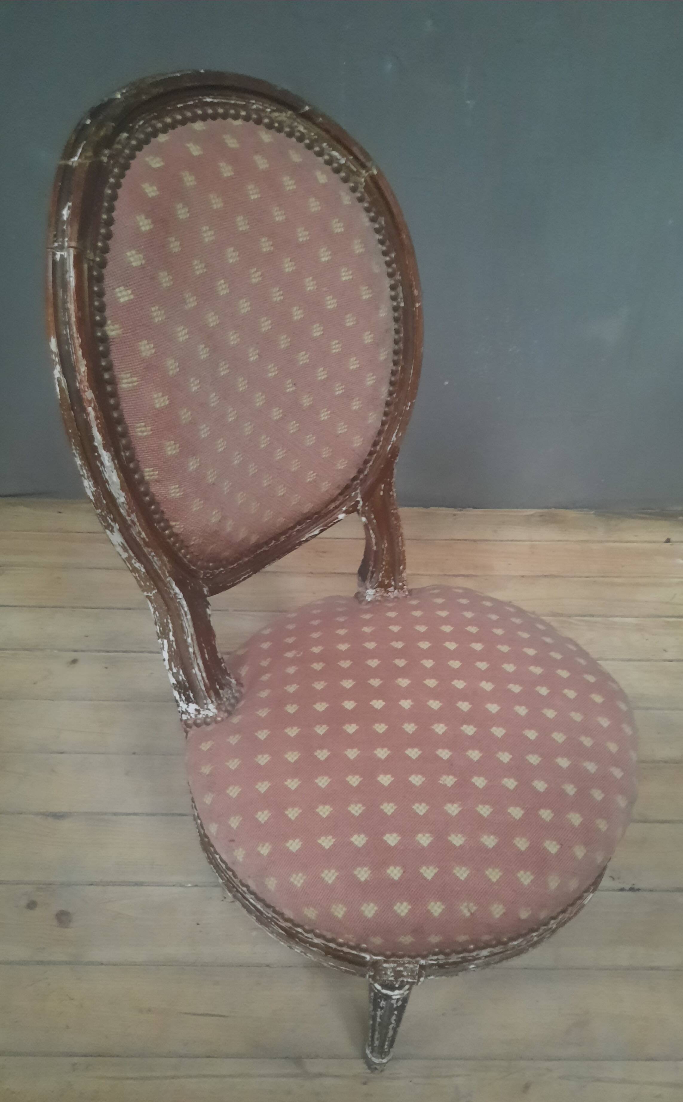 Louis XVI style low chair