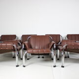 Seven Chrome Armchair Designed by Viliam Chlebo, Czechoslovakia