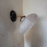 Vintage Clichy glass wall light