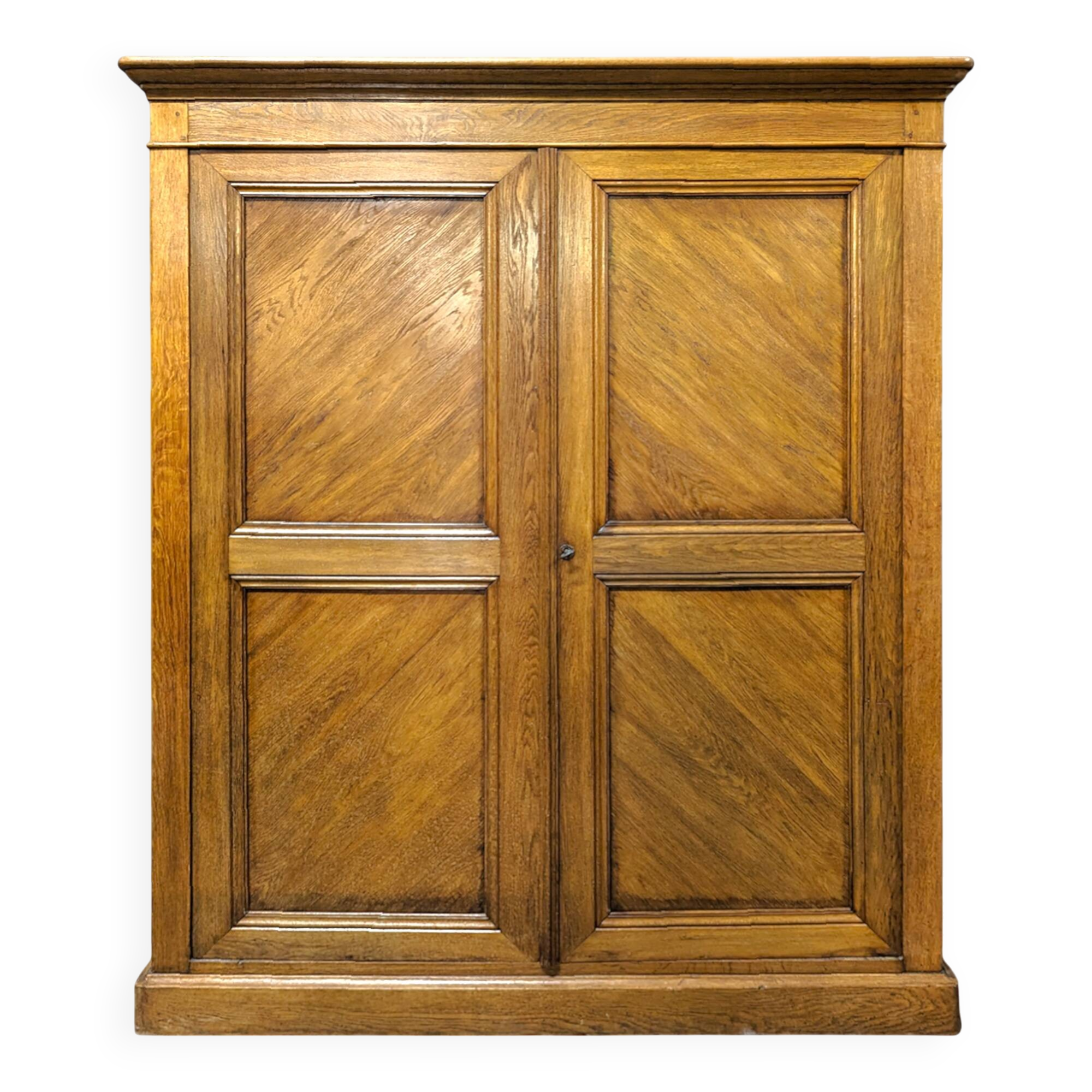 Oak trade furniture or notary cabinet