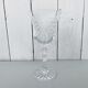 Verres à vin en cristal frise rubans vintage