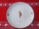 6 assiettes porcelaine basque décor piments et cerises