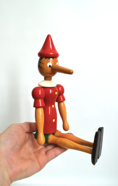 Italian wooden Pinocchio