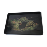 Japan's black lace-up tray