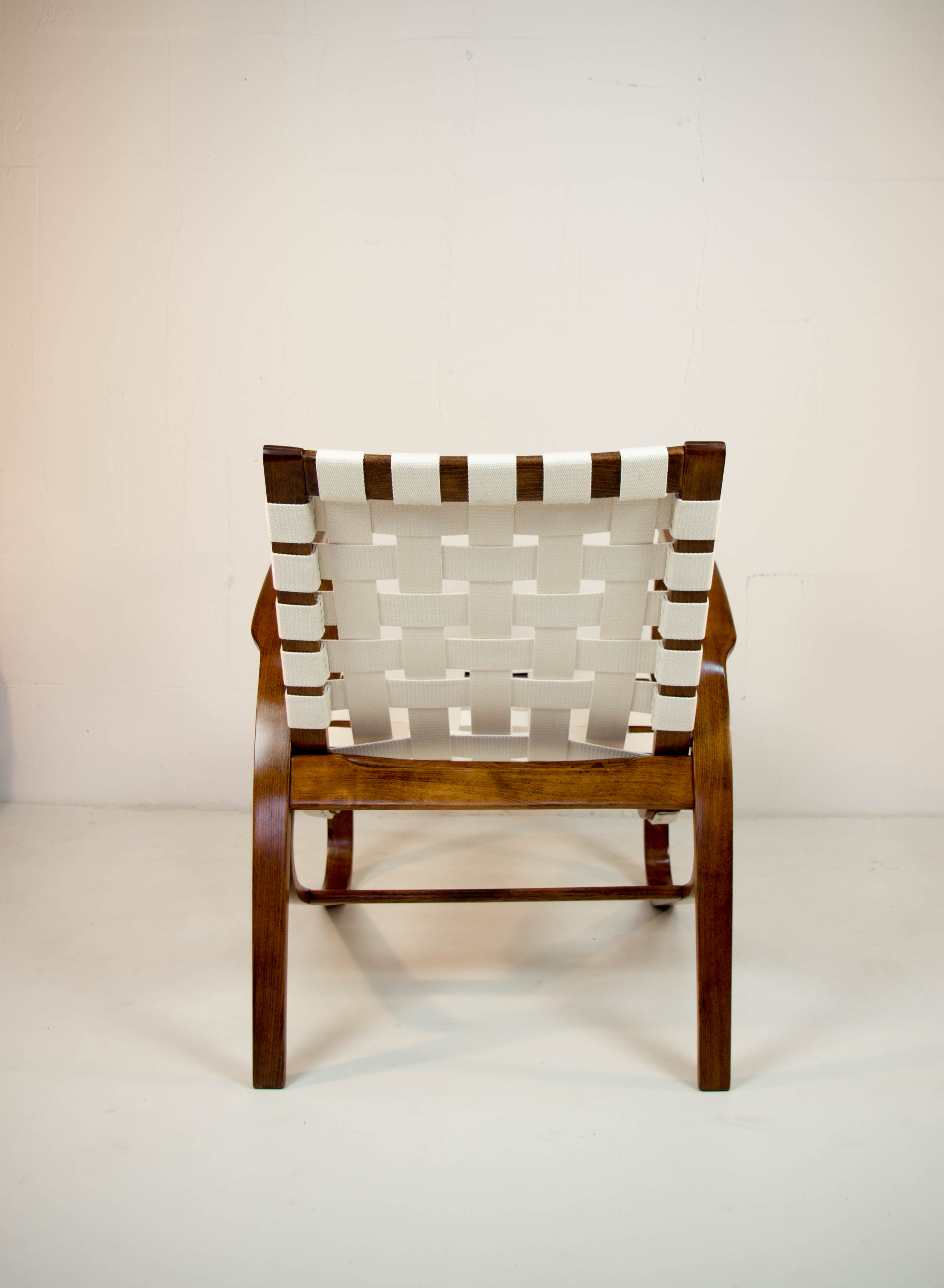 Art deco armchair by Jan Vanek, 1930s, restored