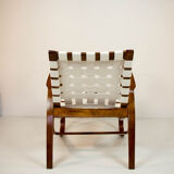 Art deco armchair by Jan Vanek, 1930s, restored