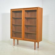 Showcase by Poul Hundevad 1960s skandinavian Teak Danish Highboard