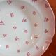 Set of 4 antique deep plates from St Amand in the "Vine Leaves" pattern.