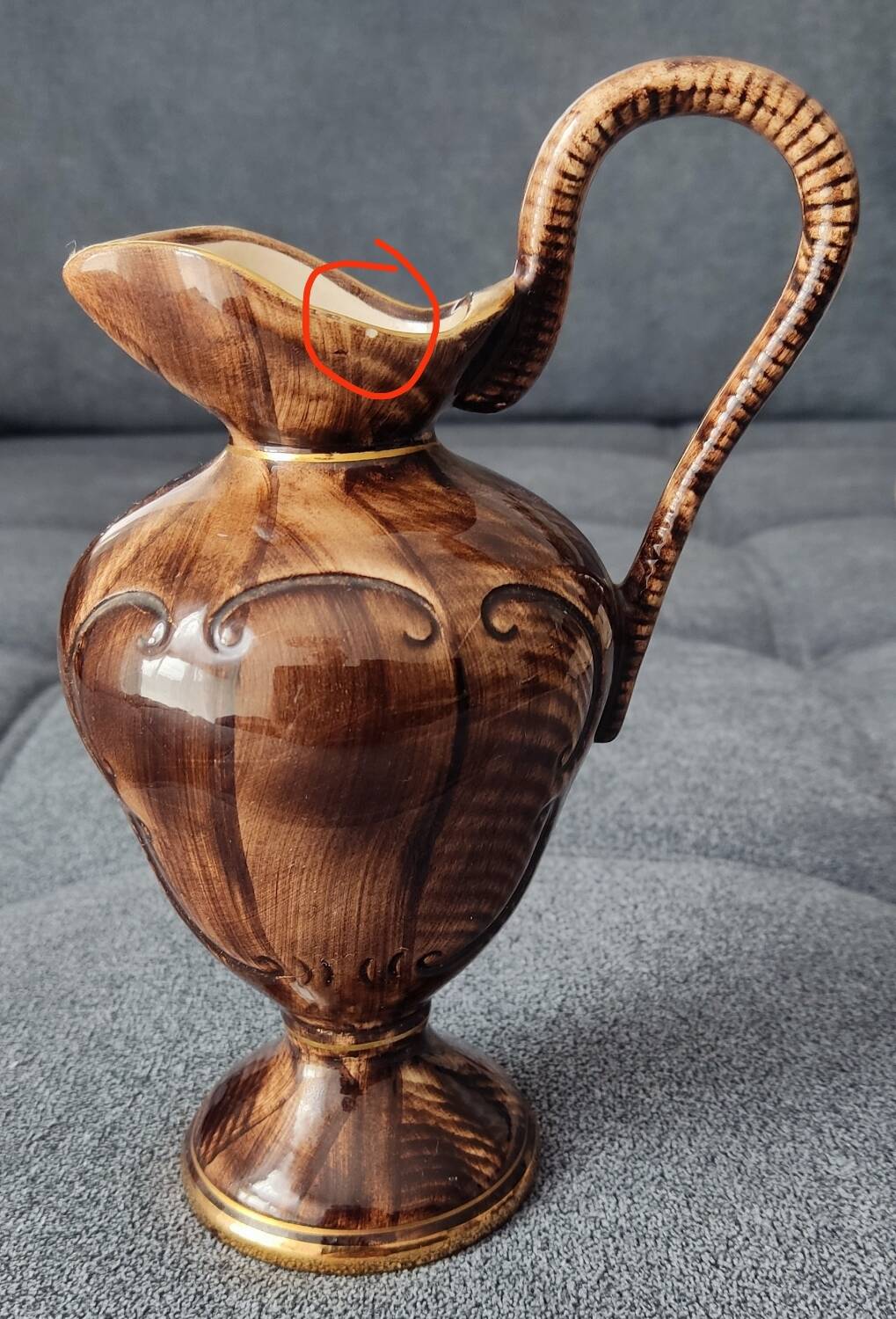 Vase  H. Bequet Quaregnon