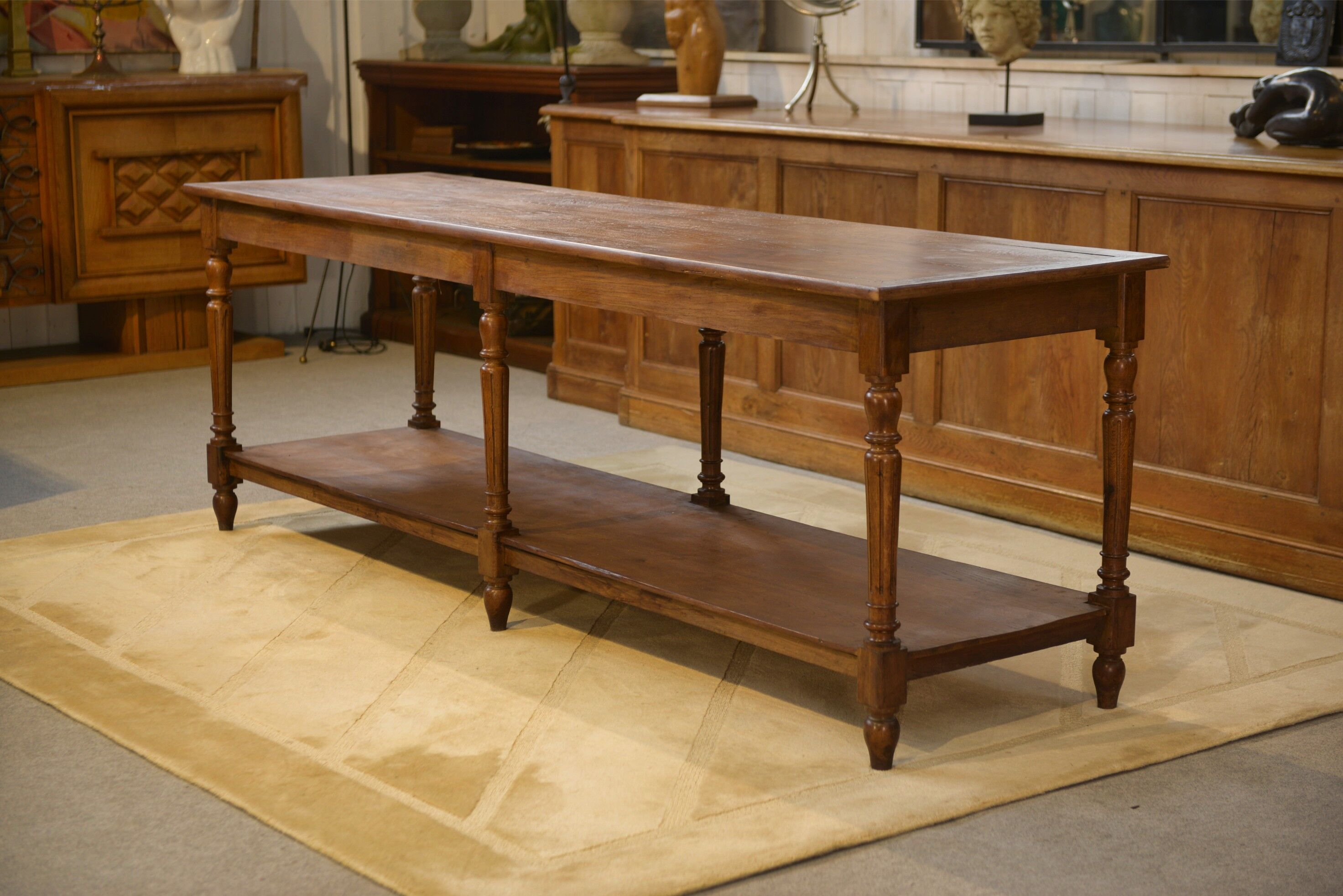 Table de drapier en chêne 1920’s