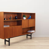 Bibliothèque en teck, design danois, années 1970, production: Danemark