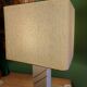 Travertine lamp foot with its original lampshade