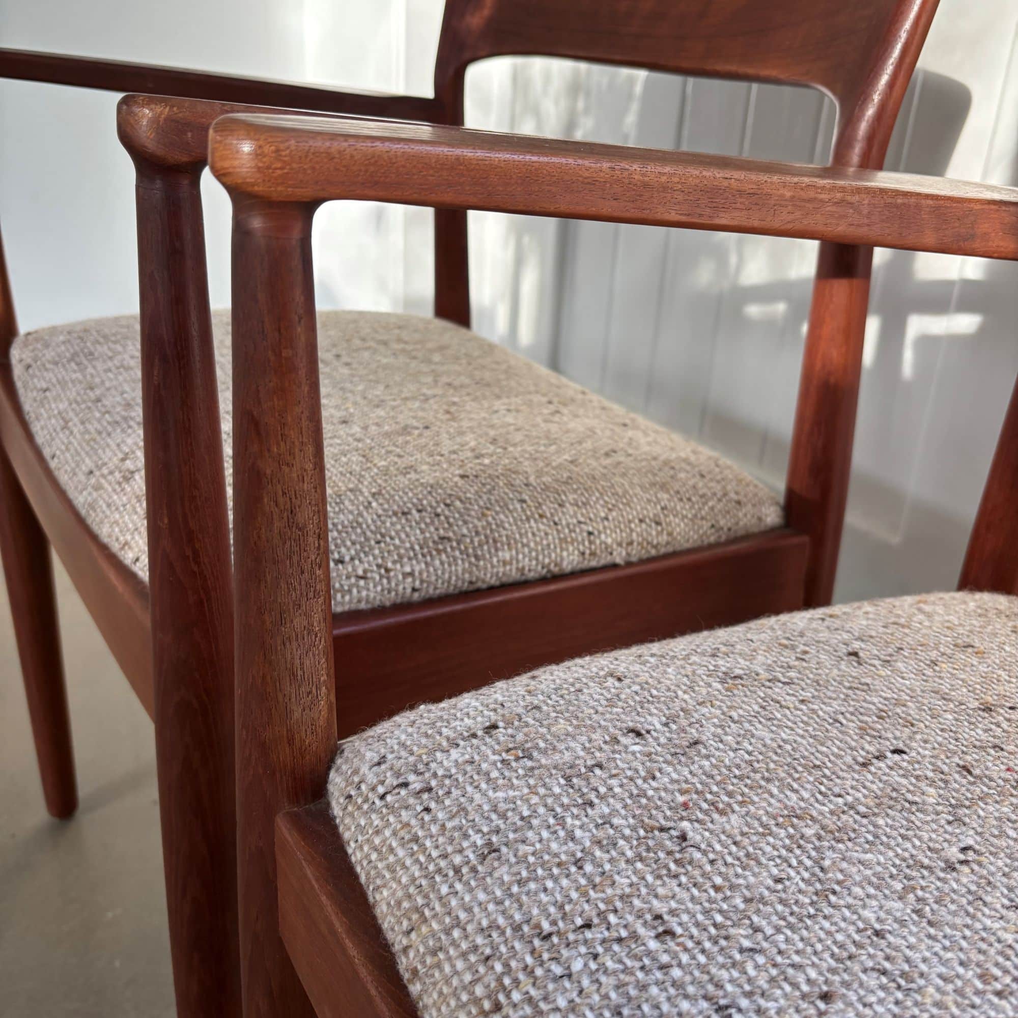 Armchairs by Henning Kjaernulf for KS Mobler, Denmark, 1960s, set of 2