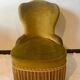 Toad armchair in gold velvet