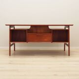 Teak desk, Danish design, 1970s, manufacture: Omann Jun