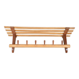 Wall-mounted coat rack