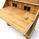 Showcase secretary with two bodies, English, in raw pine – around 1900
