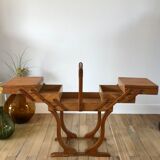 Travailleuse en bois de hêtre années 50
