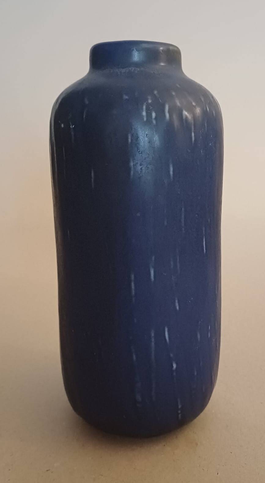 Scandinavian Ceramic Vase Gunnar Nylund "Rubus" Number 5 Rörstrand Blue Wine