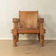 Brutalist Vintage Safari Armchair