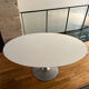 Table ovale vintage pied tulipe Georges Frydman pour EFA 1970