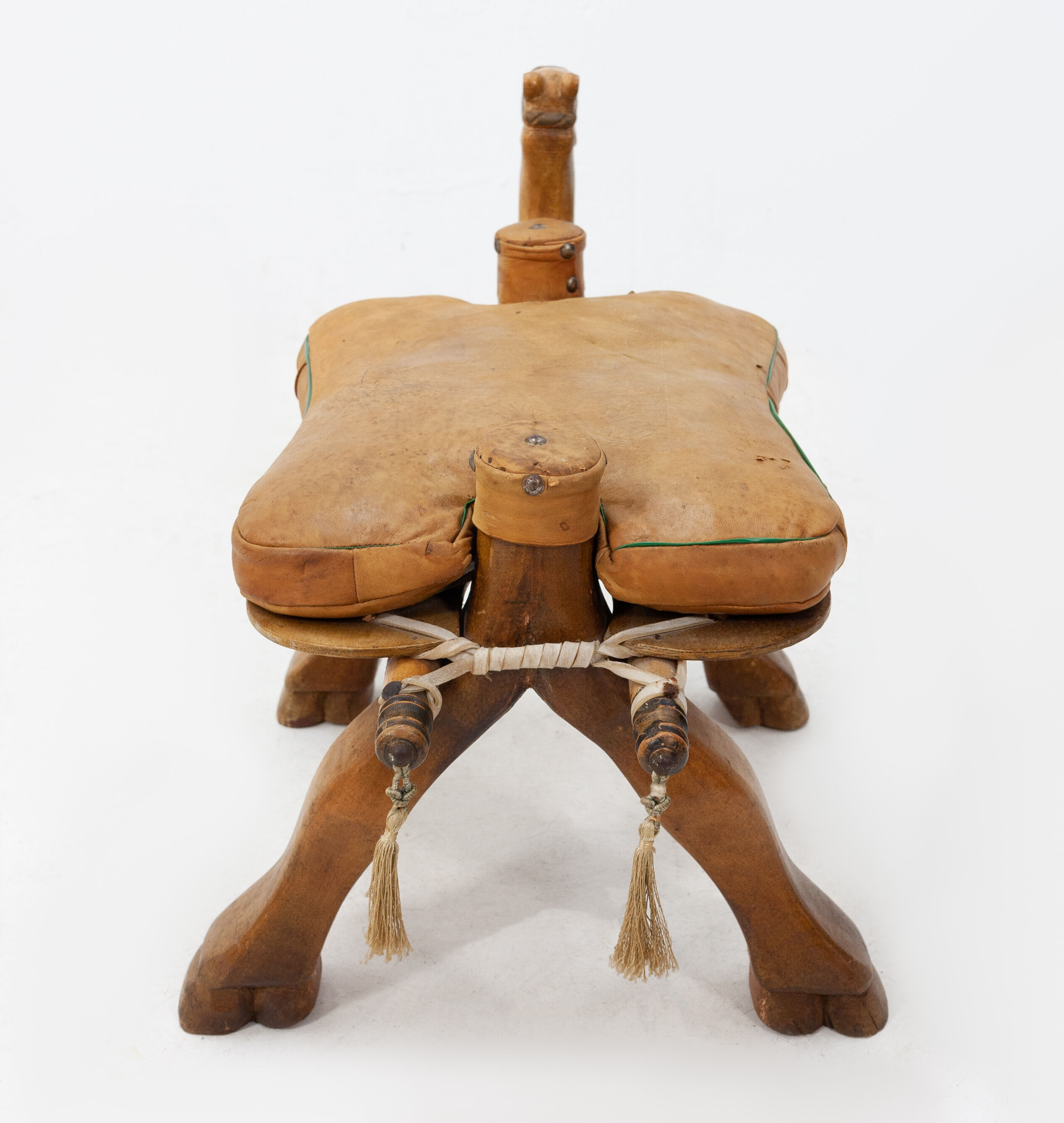 Vintage camel saddle stool, 1960s