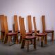 8 chaises Iris par Bob Van den Berghe pour Van den Berghe – Pauvers