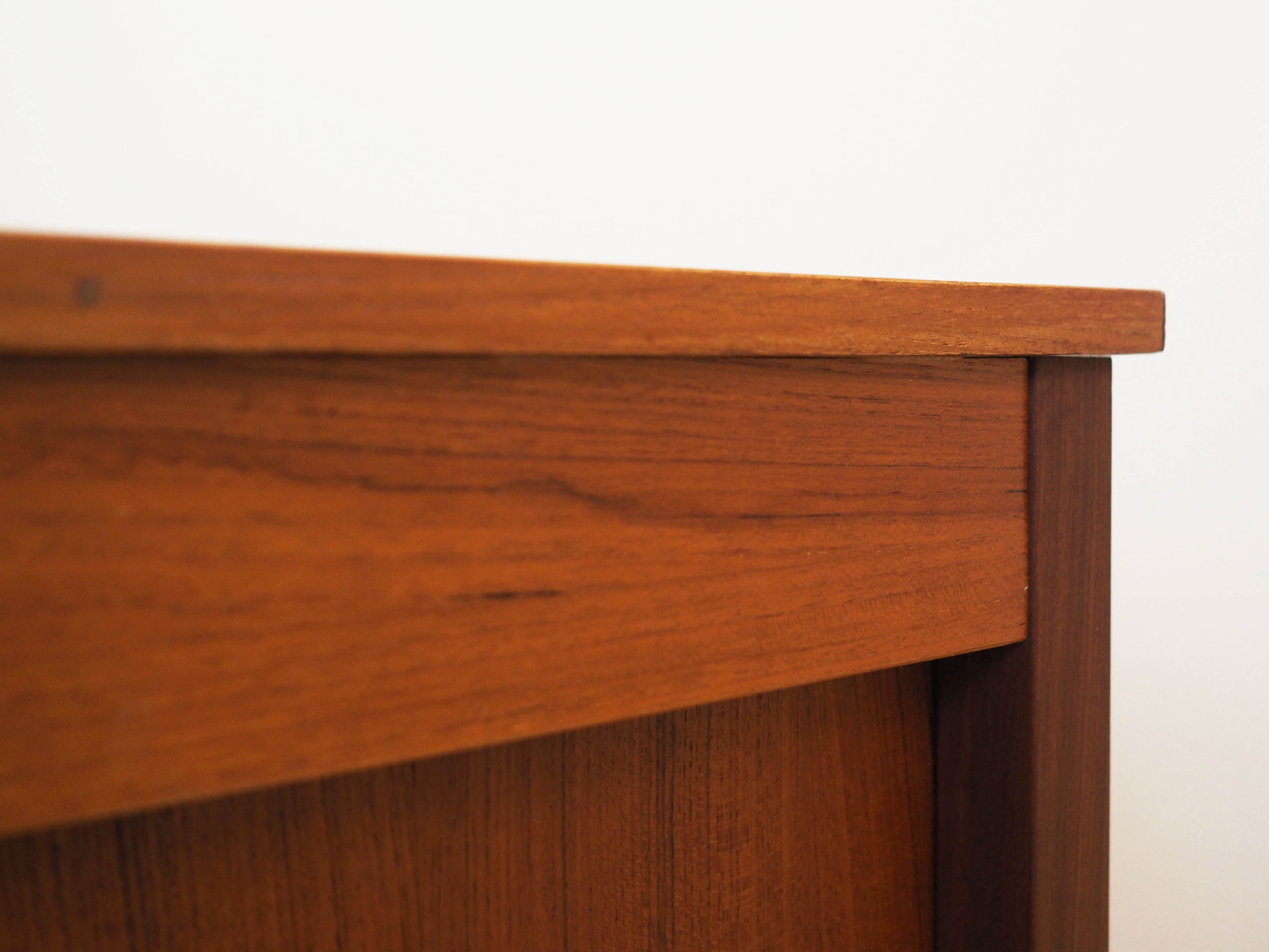 Teak desk, Danish design, 1970s, made in Denmark