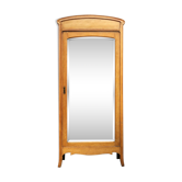Superb Bonnetière Art Nouveau cabinet in lemon tree