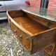 Curved Louis XV style commode in mahogany, mid-20th century.