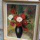 Tableau, painting on canvas, still life, the bouquet of flowers.