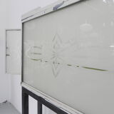 Art Deco display cabinet on legs, can also be hung