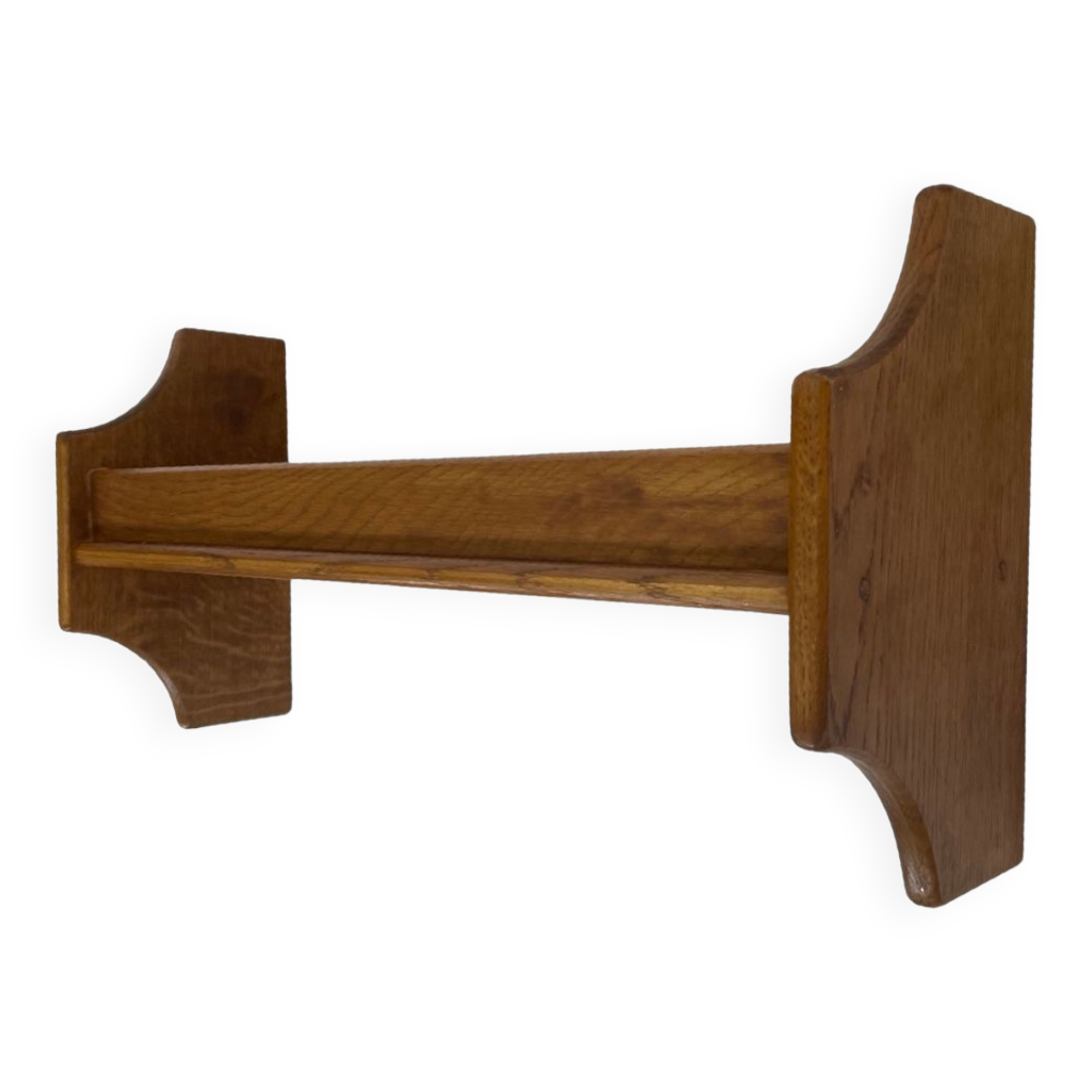 Étagère murale en bois vintage en chêne