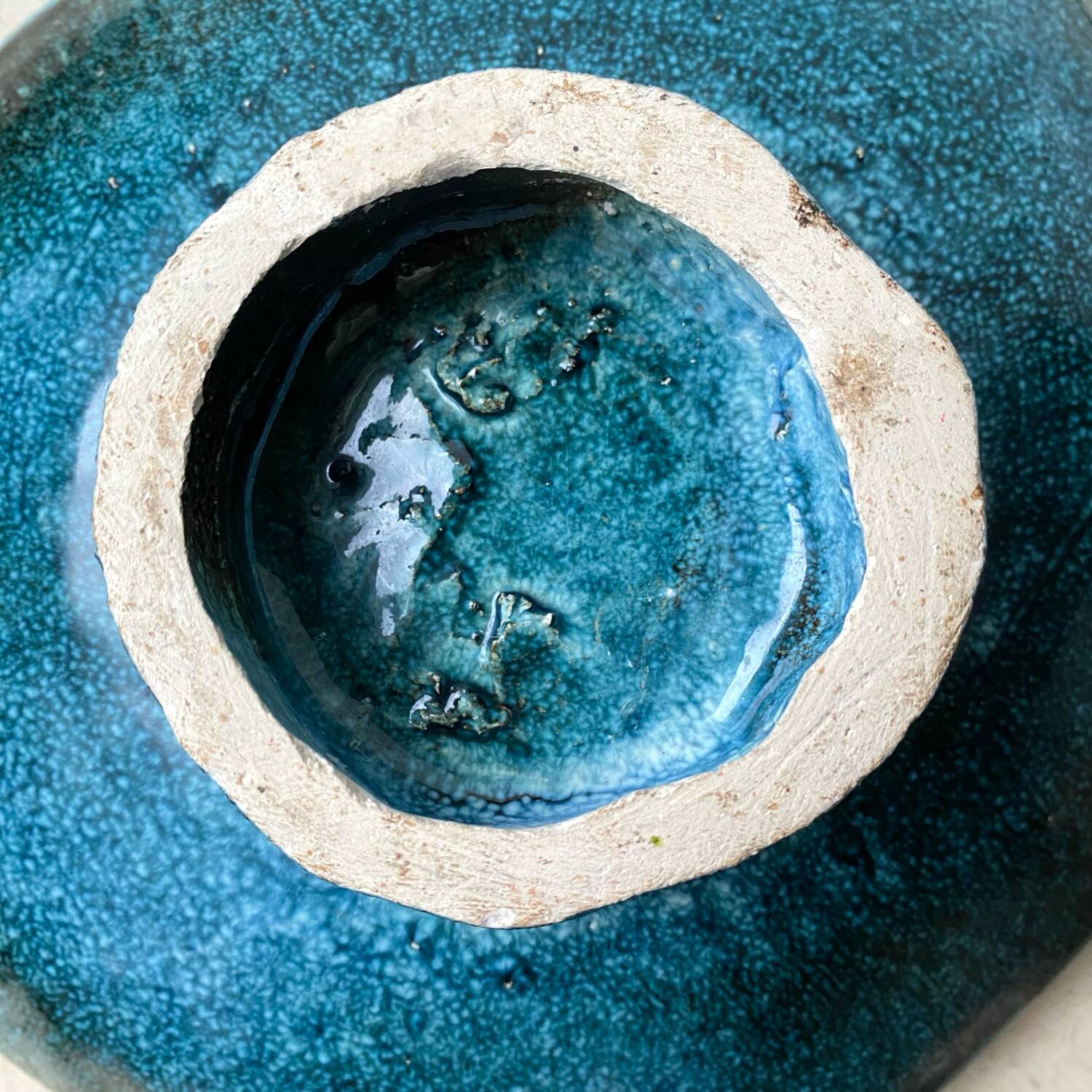 Ceramic trinket tray, vintage craftsmanship