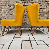 Pair of cocktail armchairs 1960s