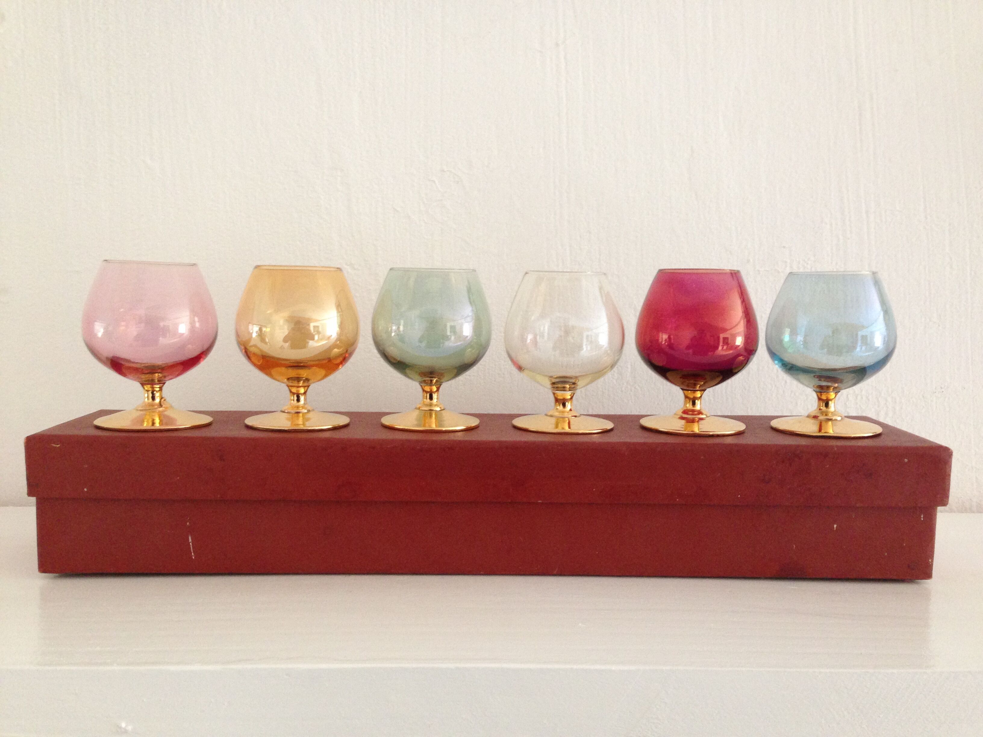 Iridescent glasses vintage