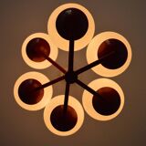 Ceiling chandelier Vintage design lamp from the 60s/70s space age