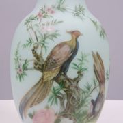 Norleans - Made in Italy - Opaline Glass Hand Painted Vases