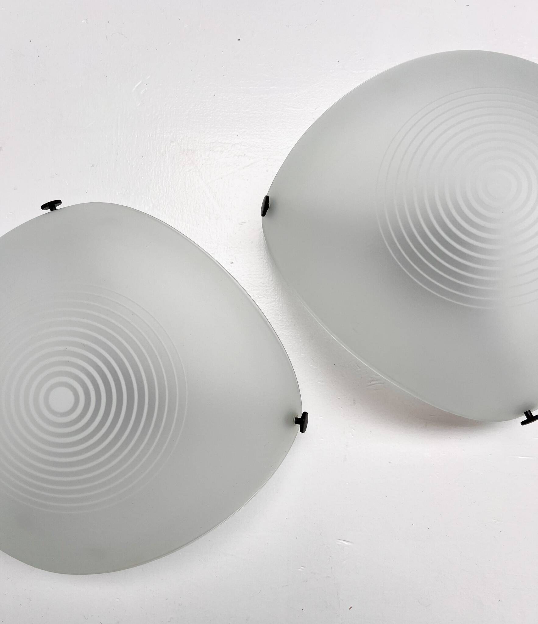Set wall lamps by Ernesto Gismondi for Artemide, 1980s