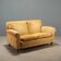 Two-seater velvet sofa from the 1950s to be restored.