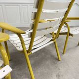 Three garden armchairs from the 1970s