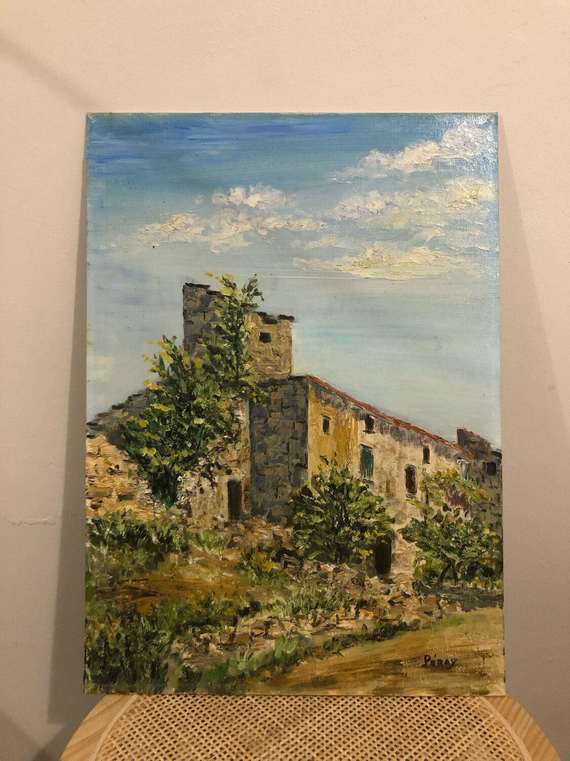 Village painting