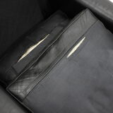 1970s leather wingback lounge chair, denmark