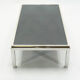 Chrome and brass coffee table 1970