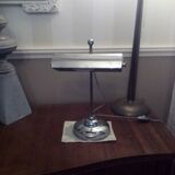 Art deco chrome metal desk lamp 30